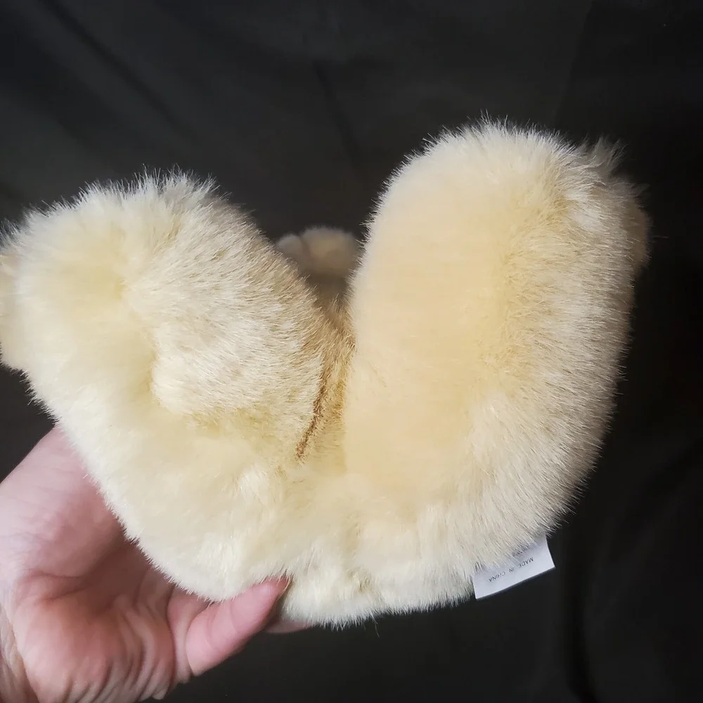 WalMart Valentine's Day Plush Stuffed Animal Beige 8